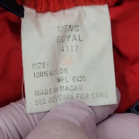 Vintage 80s Woolrich Windbreaker Zip Jacket M/L 23x27 Baggy - Picture 6 of 16